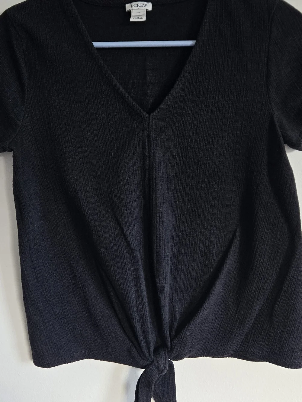 J. Crew neck textured